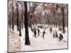 Skaters in the Tiergarten, Berlin; Eislaufer Im Berliner Tiergarten, 1924-Max Liebermann-Mounted Giclee Print