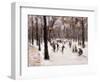 Skaters in the Tiergarten, Berlin; Eislaufer Im Berliner Tiergarten, 1924-Max Liebermann-Framed Giclee Print