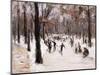 Skaters in the Tiergarten, Berlin; Eislaufer Im Berliner Tiergarten, 1924-Max Liebermann-Mounted Giclee Print