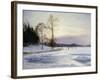 Skaters on a Frozen Pond-Hansen Sigvard-Framed Giclee Print