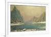 Skaters on a Lake, 19Th Century-Nils Hans Christiansen-Framed Giclee Print