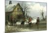 Skaters on a Pond-Thomas Smythe-Mounted Giclee Print