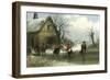 Skaters on a Pond-Thomas Smythe-Framed Giclee Print