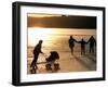 Skaters on the Frozen Lake Pilsensee-null-Framed Photographic Print