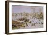 Skaters on the Lake-Jan Brueghel the Younger-Framed Giclee Print