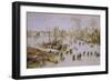 Skaters on the Lake-Jan Brueghel the Younger-Framed Giclee Print