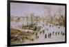 Skaters on the Lake-Jan Brueghel the Younger-Framed Giclee Print