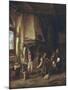 Skaters: Peasants in an Interior-Adriaen Van Ostade-Mounted Art Print