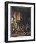 Skaters: Peasants in an Interior-Adriaen Van Ostade-Framed Art Print