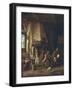 Skaters: Peasants in an Interior-Adriaen Van Ostade-Framed Art Print