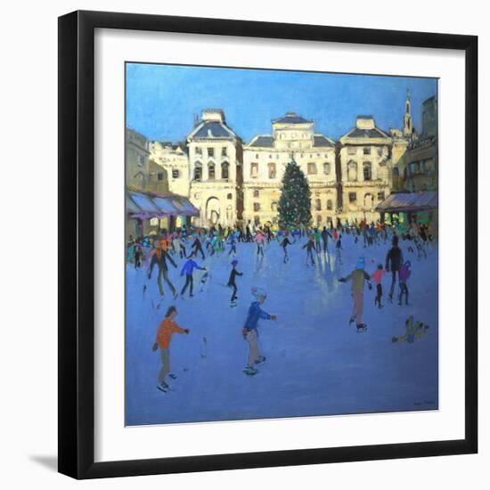 Skaters, Somerset House, 2012-Andrew Macara-Framed Premium Giclee Print