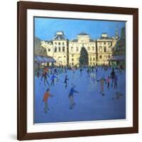 Skaters, Somerset House, 2012-Andrew Macara-Framed Giclee Print