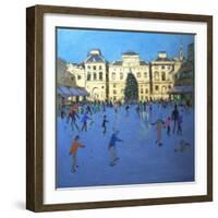 Skaters, Somerset House, 2012-Andrew Macara-Framed Giclee Print