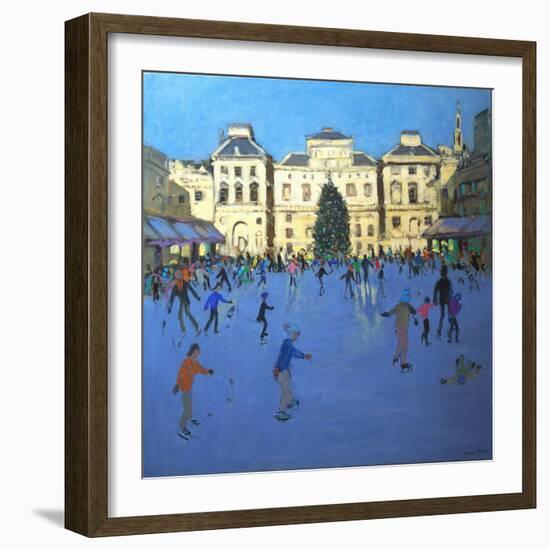 Skaters, Somerset House, 2012-Andrew Macara-Framed Giclee Print