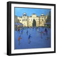 Skaters, Somerset House, 2012-Andrew Macara-Framed Giclee Print