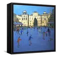 Skaters, Somerset House, 2012-Andrew Macara-Framed Stretched Canvas
