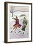 Skating at Leisure-null-Framed Art Print