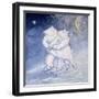 Skating by Moonlight-David Cooke-Framed Giclee Print