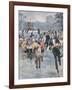 Skating Dutch Waiter-Alfredo Ortelli-Framed Art Print