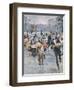 Skating Dutch Waiter-Alfredo Ortelli-Framed Art Print