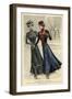 Skating Fashions 1899-null-Framed Art Print