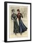 Skating Fashions 1899-null-Framed Art Print