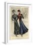 Skating Fashions 1899-null-Framed Art Print