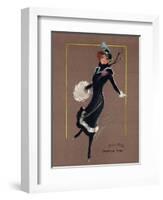 Skating Girl-Hamilton King-Framed Giclee Print