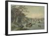 Skating in Hyde Park, C.1785-Julius Caesar Ibbetson-Framed Giclee Print