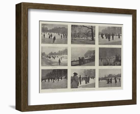 Skating in London-null-Framed Giclee Print