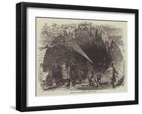 Skating in the Regent's Canal Tunnel-null-Framed Giclee Print