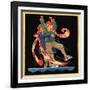 Skating Lesson - Child Life-Hazel Frazee-Framed Giclee Print