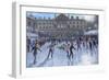 Skating,Midday, Somerset House, 2013 (oil on canvas)-Andrew Macara-Framed Giclee Print