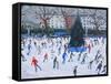 Skating, Natural History Museum, 2012-Andrew Macara-Framed Stretched Canvas