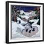 Skating Nuns 2-Bill Bell-Framed Giclee Print