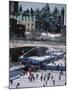 Skating on the Rideau Canal - Ottawa, Ontario, Canada-null-Mounted Photographic Print