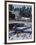 Skating on the Rideau Canal - Ottawa, Ontario, Canada-null-Framed Photographic Print