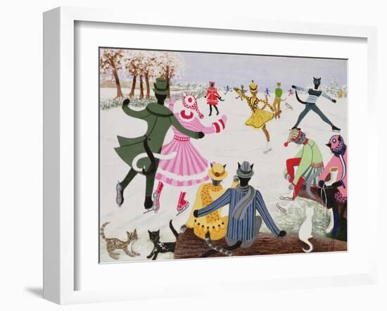 Skating on Thin Ice-Pat Scott-Framed Giclee Print