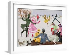 Skating on Thin Ice-Pat Scott-Framed Giclee Print