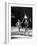 Skating Partners Helen Ann Rousselle and Gerri Richardson Ending Figure with Dainty Curtsy-null-Framed Photographic Print