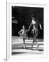 Skating Partners Helen Ann Rousselle and Gerri Richardson Ending Figure with Dainty Curtsy-null-Framed Photographic Print
