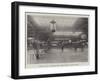 Skating Rink at Peking Club, Burnt Down by the Boxers-null-Framed Giclee Print
