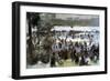 Skating Runners In The Bois De Bologne-Pierre-Auguste Renoir-Framed Premium Giclee Print