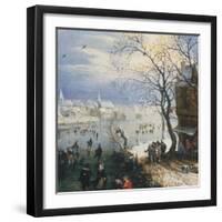 Skating Scene-Adriaen Pietersz van de Venne-Framed Giclee Print