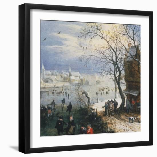 Skating Scene-Adriaen Pietersz van de Venne-Framed Giclee Print