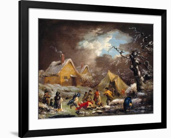 Skating-J. M. W. Turner-Framed Giclee Print