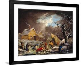 Skating-J. M. W. Turner-Framed Giclee Print