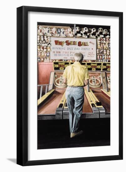 Skee Ball, My Father (Coney Island) 1990-Max Ferguson-Framed Giclee Print