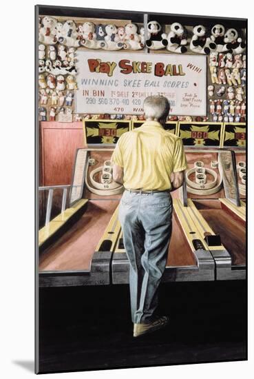 Skee Ball, My Father (Coney Island) 1990-Max Ferguson-Mounted Giclee Print