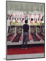 Skee Ball, Self Portrait (Coney Island) 1990-Max Ferguson-Mounted Giclee Print